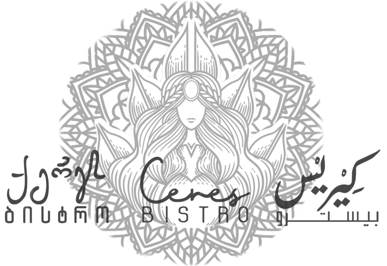 ceres logo with mandala and text