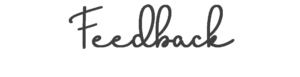 feedback