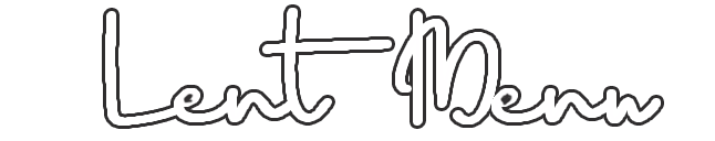 lent menu title (a)