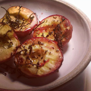roasted peaches